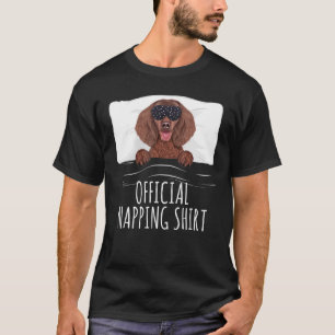Black Sleep Mask American Water Spaniel Official N T-Shirt