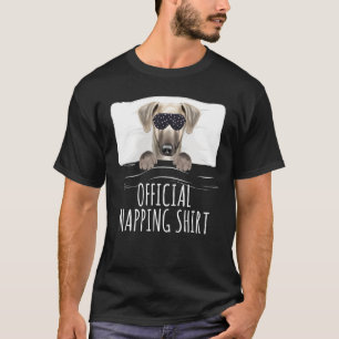 Black Sleep Mask Sloughi Official Napping T-Shirt