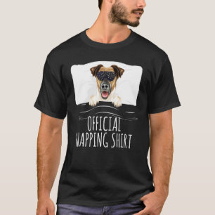 Black Sleep Mask Smooth Fox Terrier Official Nappi T-Shirt