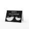 Black, Smiling, Halloween Folded Greeting Card