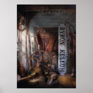 Black Smith - Byron Kellum Blacksmith Poster