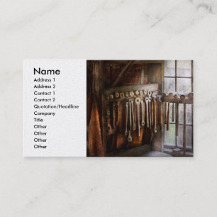 Black Smith - Draw plates and hammers Business Card