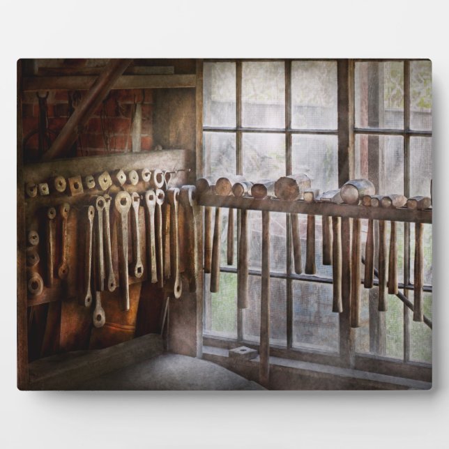 Black Smith - Draw plates and hammers Plaque (Front)