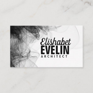 Black Smoke Background g99 Business Card