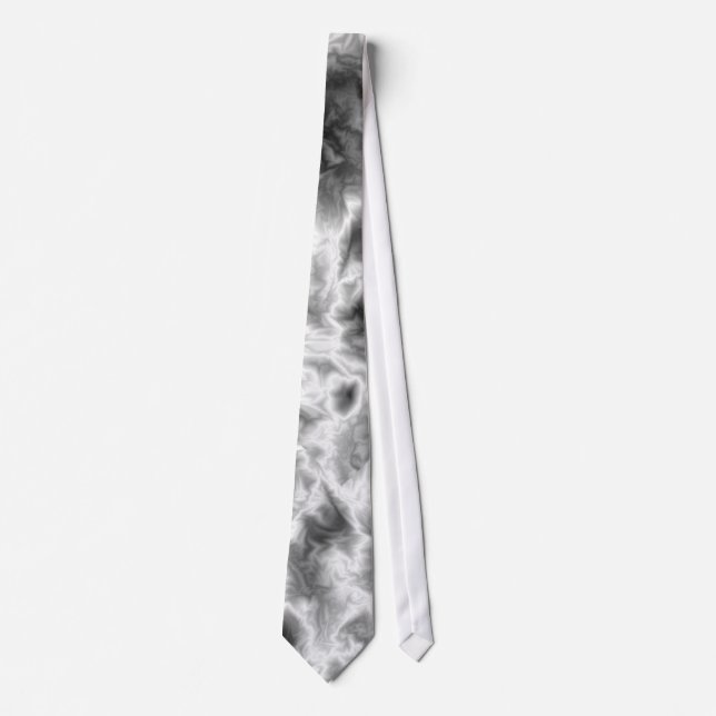 Black Smoke Effect Necktie (Front)