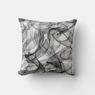 Black Smoke Square Cushion