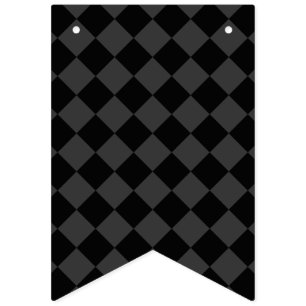 Black & Smoky Black Diamonds – Elegant & Timeless Bunting
