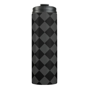 Black & Smoky Black Diamonds – Elegant & Timeless Thermal Tumbler