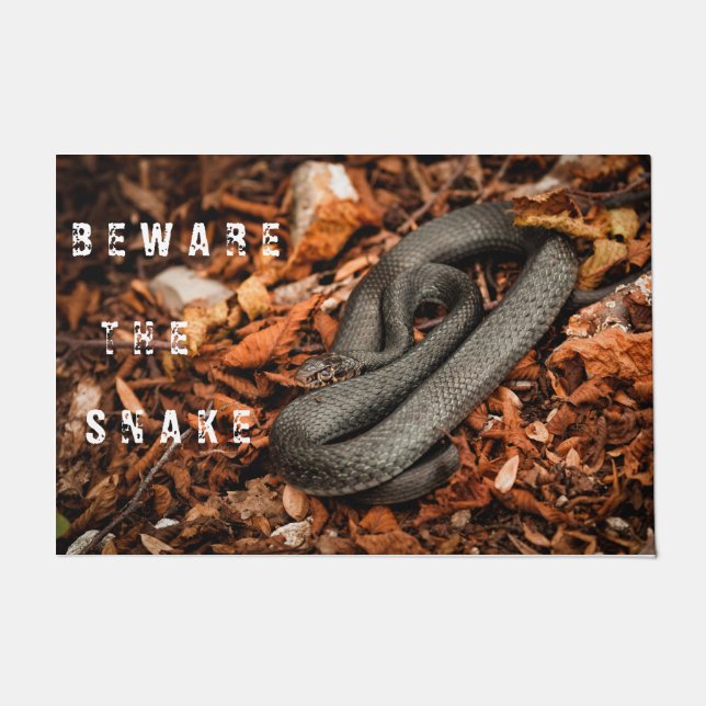 Black snake doormat (Front)