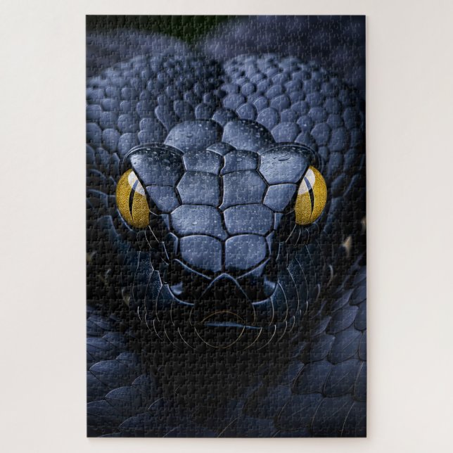 Black Snake Jigsaw Puzzle (Vertical)