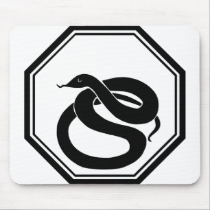 Black Snake Mouse Pad