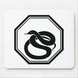 Black Snake Mouse Pad