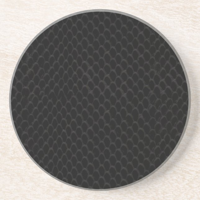 Black Snake Skin Coaster (Front)