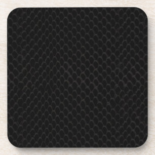 Black Snake Skin Coaster