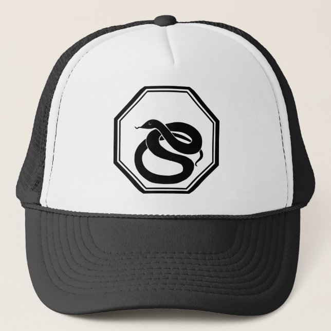 Black Snake Trucker Hat (Front)