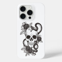 Black Snakes Tattoo Style Print Shockproof