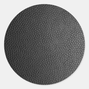 Black Snakeskin Classic Round Sticker