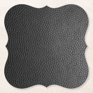Black Snakeskin Paper Coaster
