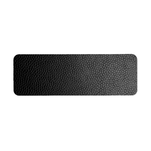 Black Snakeskin  Return Address Label (Front)