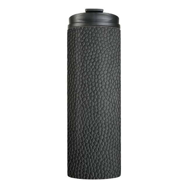 Black Snakeskin  Thermal Tumbler (Front)