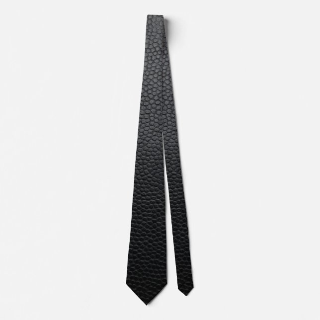 Black Snakeskin Tie (Front)