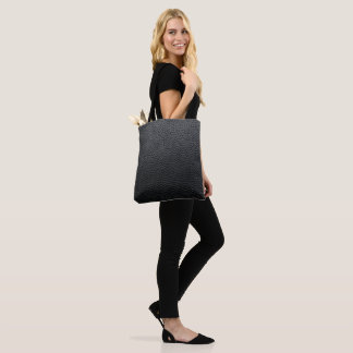 Black Snakeskin Tote Bag