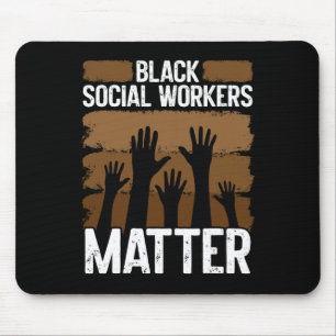 Black Social Worker African American Black History Mouse Pad