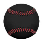 Black Solid Colour Baseball