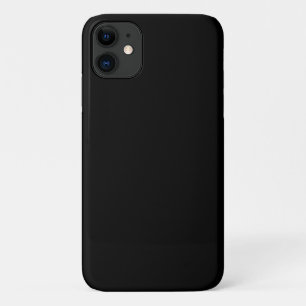 Black (solid colour) iPhone 11 case