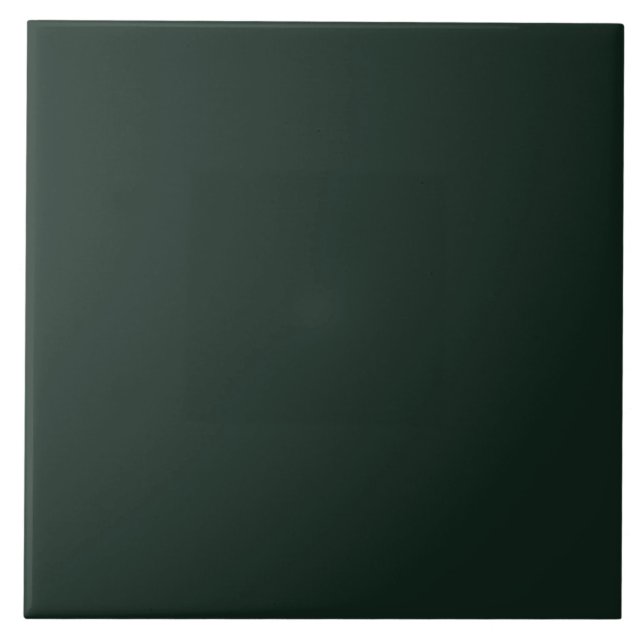 Black Solid Colour Ceramic Tile (Front)