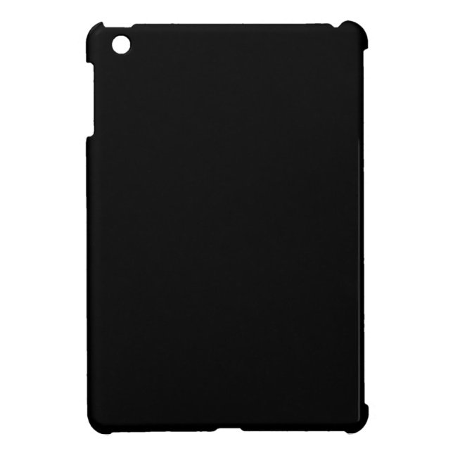 Black Solid Colour iPad Mini Case (Back)