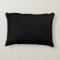 black solid colour pillow