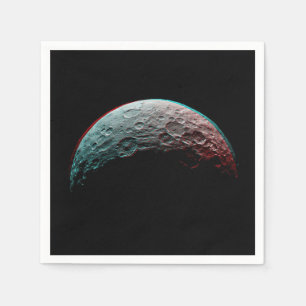 Black space. Planet in Universe / Astronomy Napkin