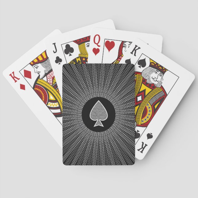 Black Spades Playing Cards (Back)