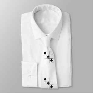 Black Spades Tic Tac Toe Thunder_Cove Tie