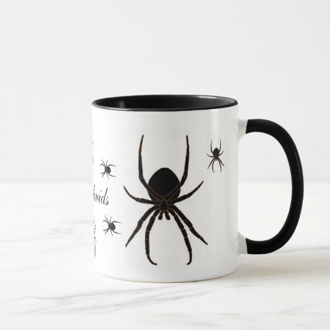 Black spider, Arachnids Mug (Right)