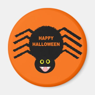 Black Spider Halloween Magnet