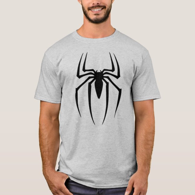 Black Spider Insect-63201 T-Shirt (Front)