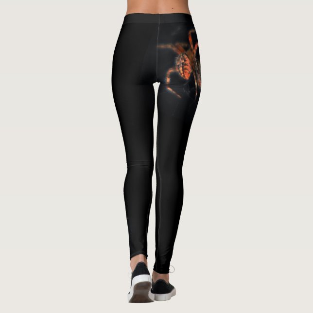 Black Spider Leggings (Back)