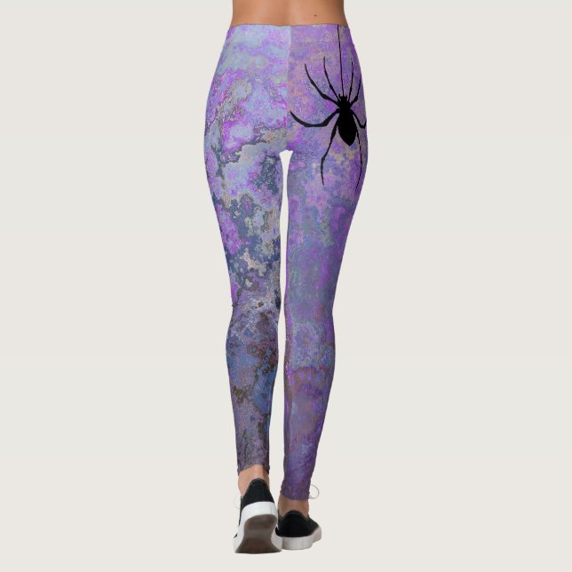Black Spider Leggings (Back)