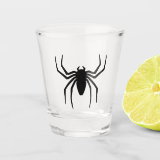 Black Spider Shot Glass