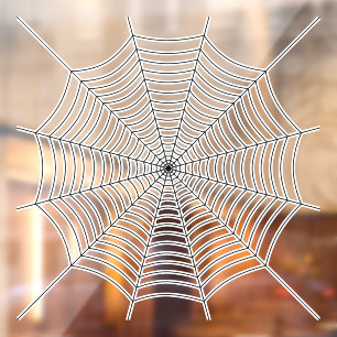 Black spider web Halloween pattern