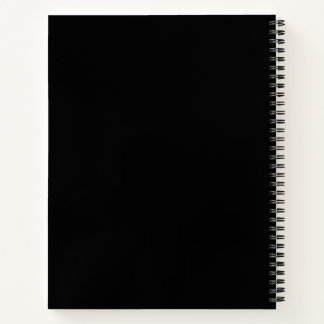 Black Spiral Notebook