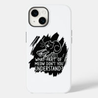 Black Splash Funny Cat Quote