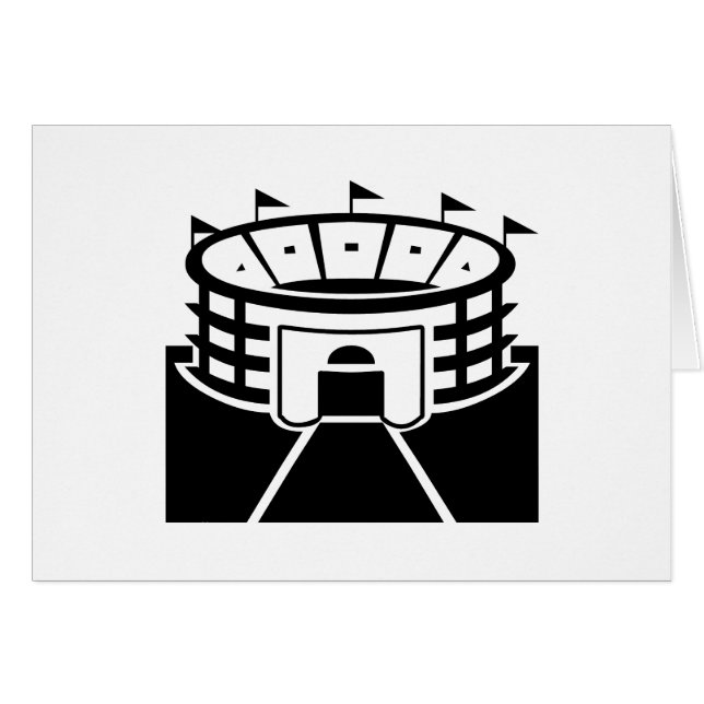 Black Sports Stadium (Front Horizontal)