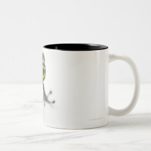 Black Spotted Green Poison Dart Frog (Ranitomeya Two-Tone Coffee Mug