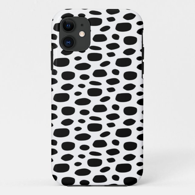 Black spotty background Case-Mate iPhone case (Back)