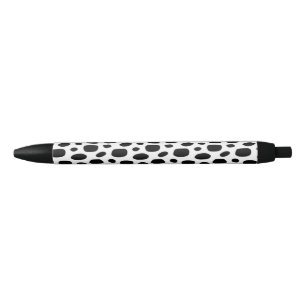 Black spotty background ink pen