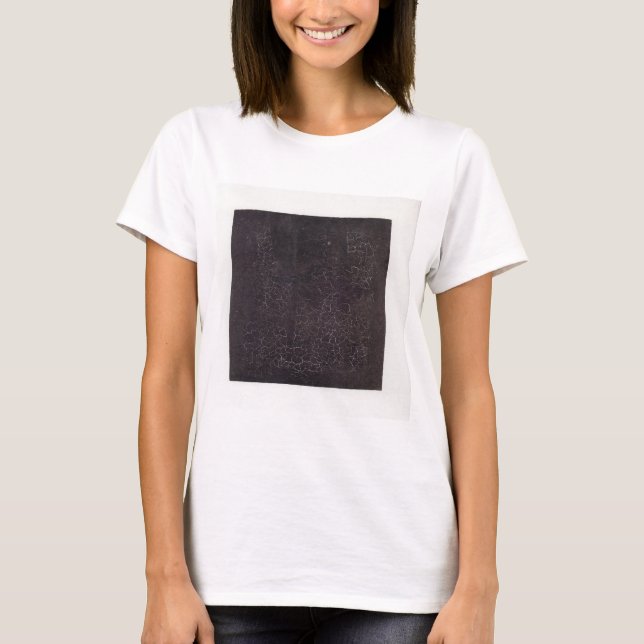 Black Square by Kazimir Malevich T-Shirt (Front)