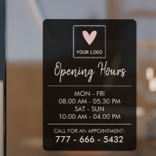 Black Square Logo Boutique Salon Opening Hours